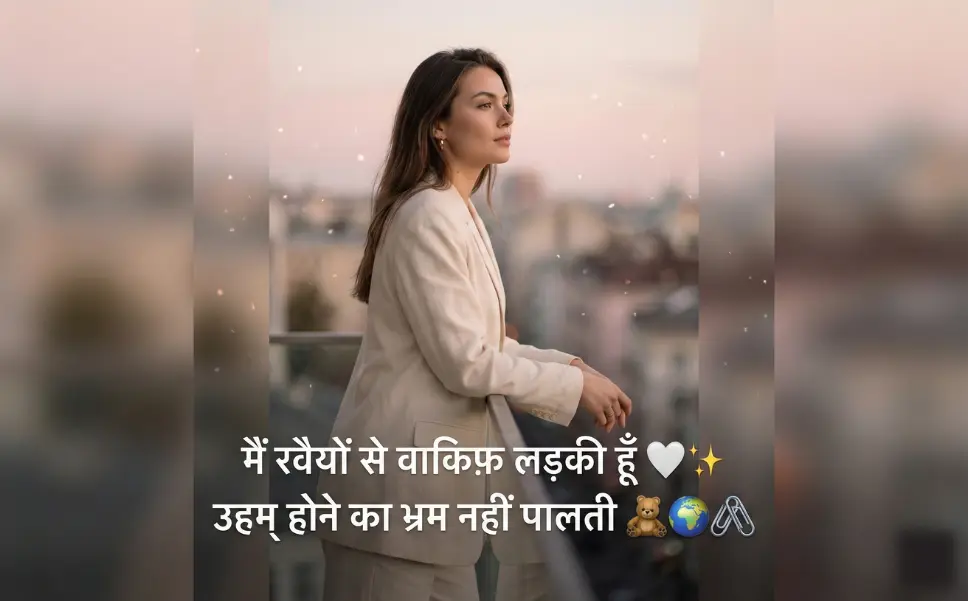 Attitude Shayari For Girls In Hindi